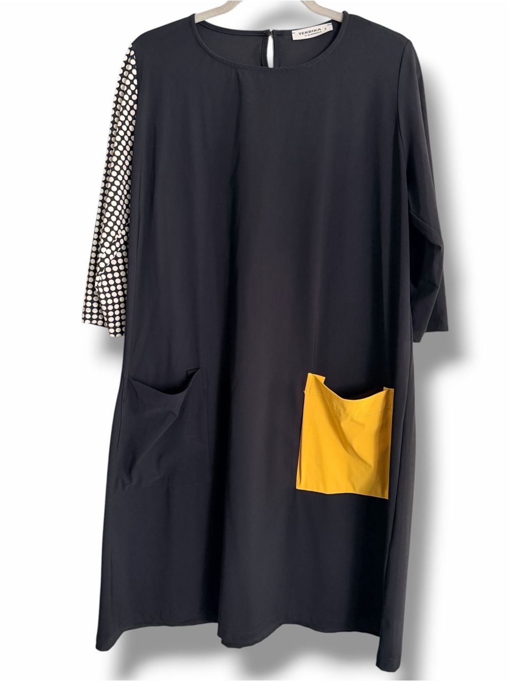 Alembika Tekbika Color Block A Line Dress Size 3 US 10-12